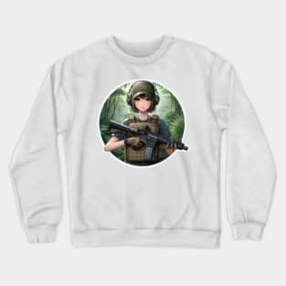 Tactical Girl Crewneck Sweatshirt